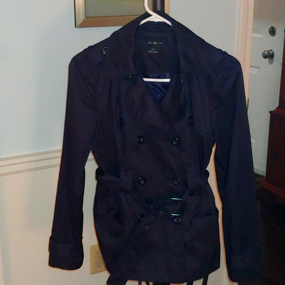 Navy Blue size Small Rain Coat